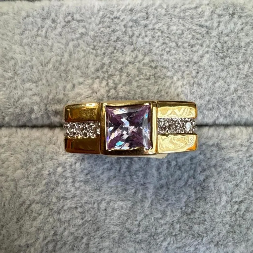 Unbranded Women's Silver and Purple Jewellery